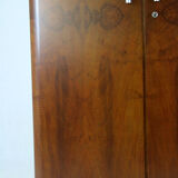 Bauhaus chromed tubular steel and walnut wardrobe, 1930s