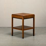 Dutch Modernist Art Deco Amsterdam School side table or bedside table Oak