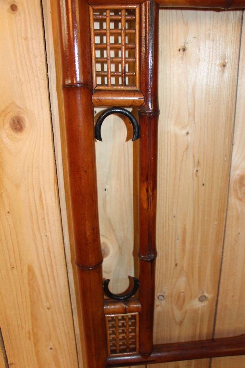 Grand Porte Manteau En Bambou Fin XIXeme