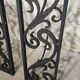 Wrought iron grille from the early 20th century Art Deco / Art Nouveau