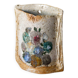 Voldemar Volkoff Vallauris stoneware vase
