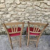 Pair of 1940s bistro chairs