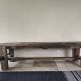 Oak TV cabinet workbench