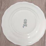 Gien earthenware plate