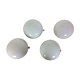 Set of 4 wall light opaline balls, half spheres