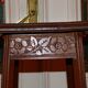 Wooden pedestal with shelf 1900s