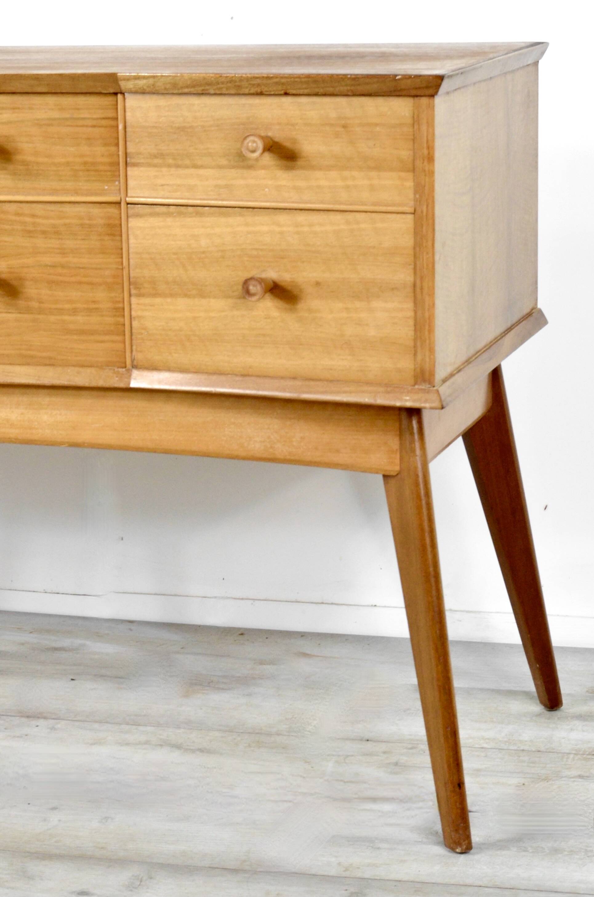 Walnut sideboard by alfred cox of great britain