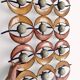 Spanish Brutalist Wall Sculptures in Painted Iron, circa 1970