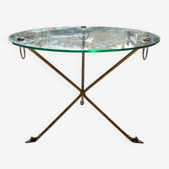 Maison style brass coffee table Jansen France