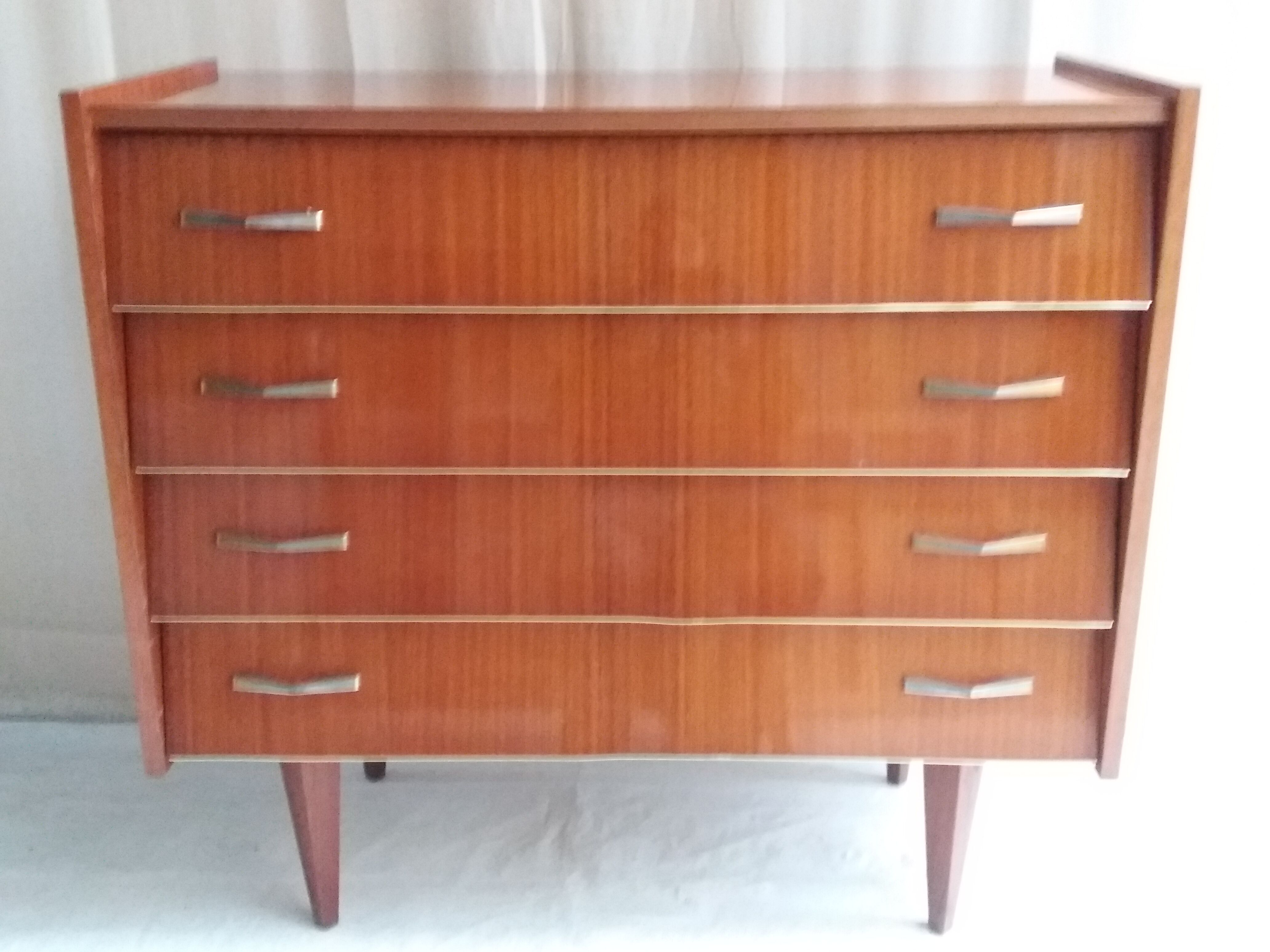 Chest of drawers vintage sixties