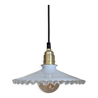 luminaire fleur opaline