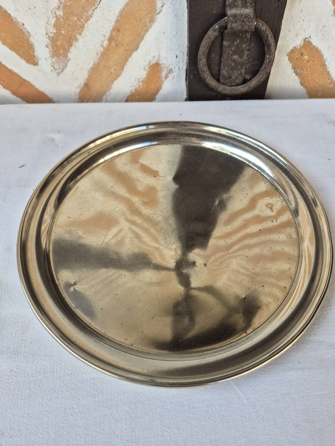 Small silver-plated tray
