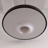 Brown metal pendant lamp with perspex diffuser for ab fagerhult, sweden