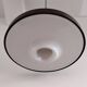 Brown metal pendant lamp with perspex diffuser for ab fagerhult, sweden