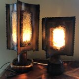 Accolay ceramic and resin lamp