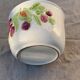 Cache pot glazed ceramic slip vintage fruits