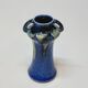 Ancien vase  Art déco en grès flammé bleu