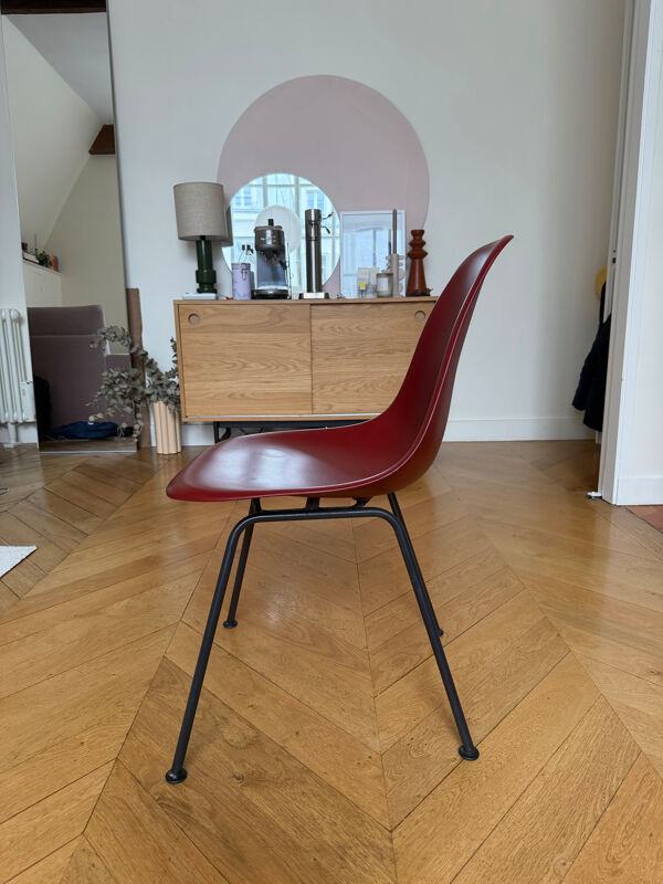 Chaise Eames DSX Vitra bordeaux
