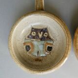 Pair of ceramic cups the Argonauts, 60s