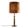 Brass table lamp