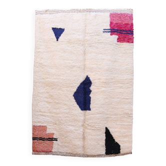 Tapis beni ouarin fait main traditionnelle taille 150 x 250 cm