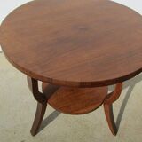 Healing tripode art deco walnut