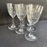3334 - 6 Baccarat aperitif glasses, Corneille service