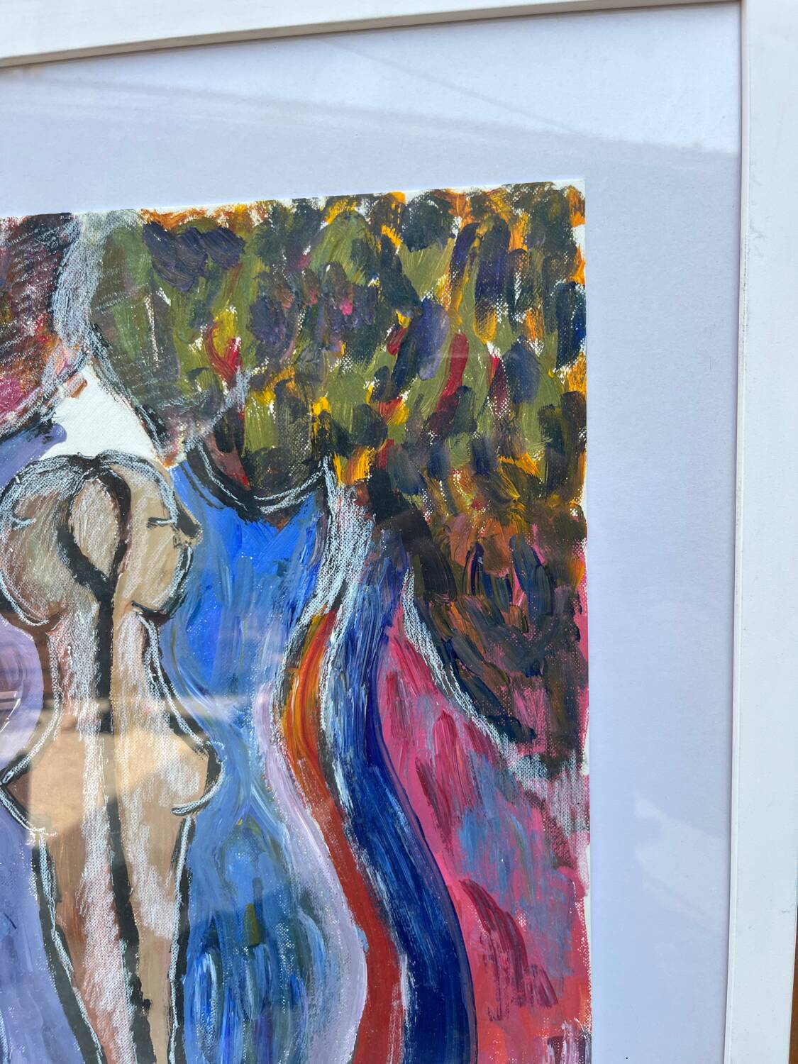 Signed contemporary painting