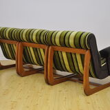 Vintage striped modular sofa, 1970s