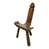 Brutalist tripod chair