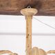Lustre « cocotier » en rotin