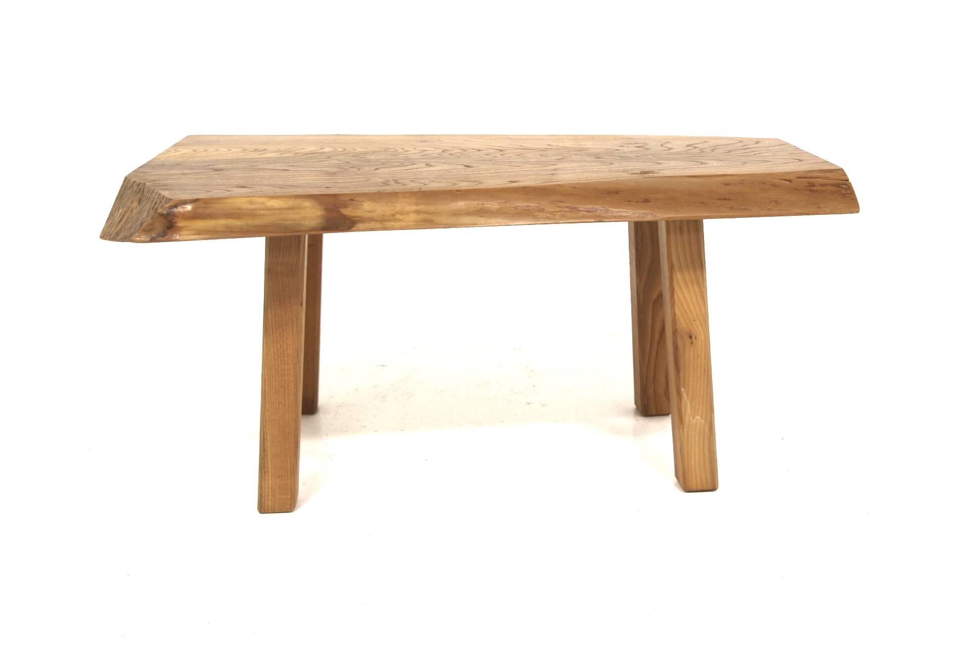 Scandinavian elm coffee table, Sweden, 1970