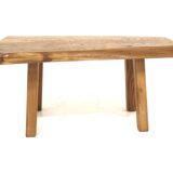 Scandinavian elm coffee table, Sweden, 1970