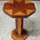 Art Deco side table plant table octagonal