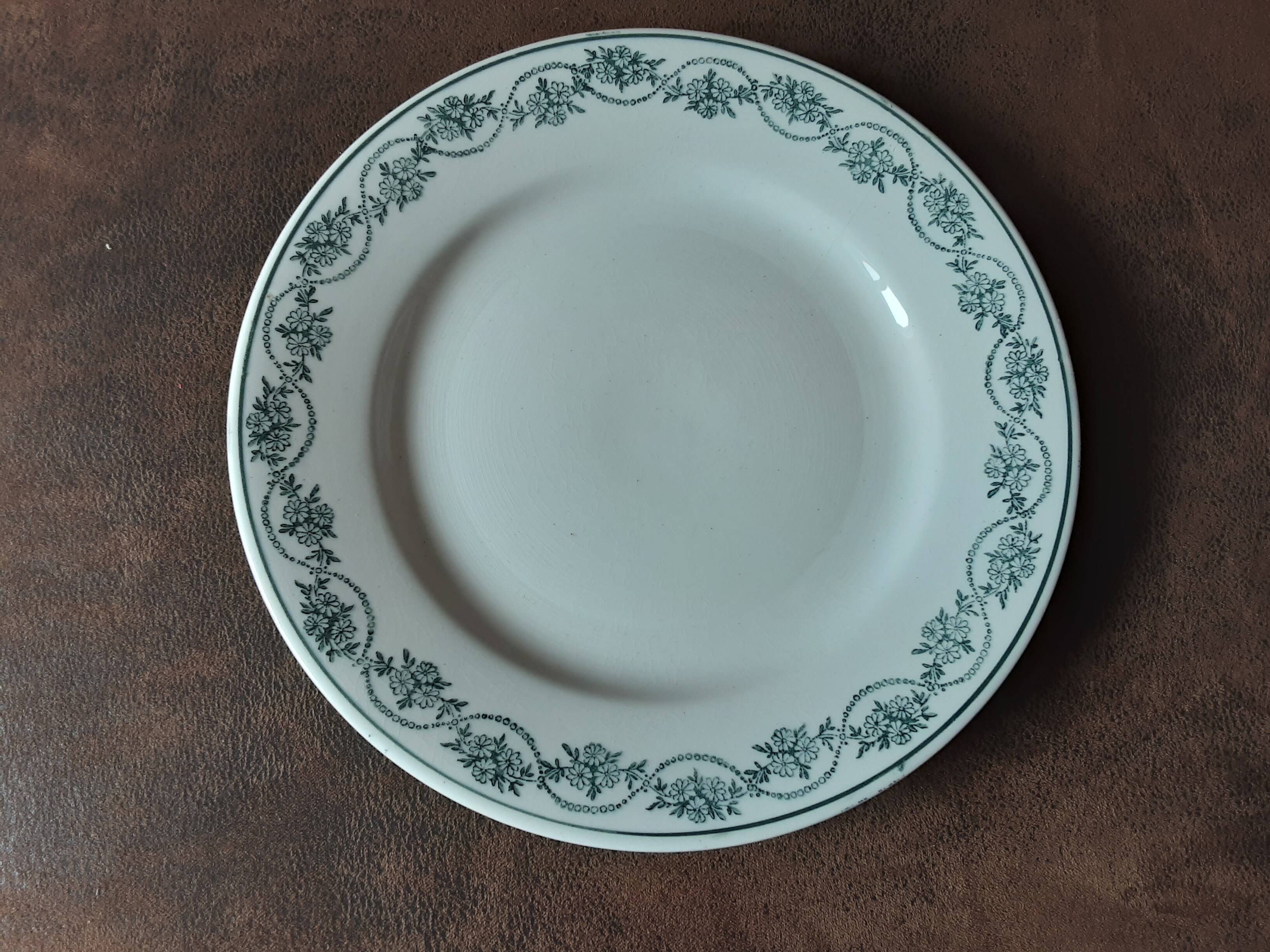 Assiette  plate St amand