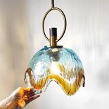 Italian Murano crystal pendant lamp from the 70s