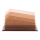 Mail holder in smoked brown plexiglass, 1970s