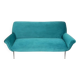 Italian Velvet Three-Seater Sofa, 1950