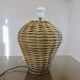 Lampe en rotin naturel 1970