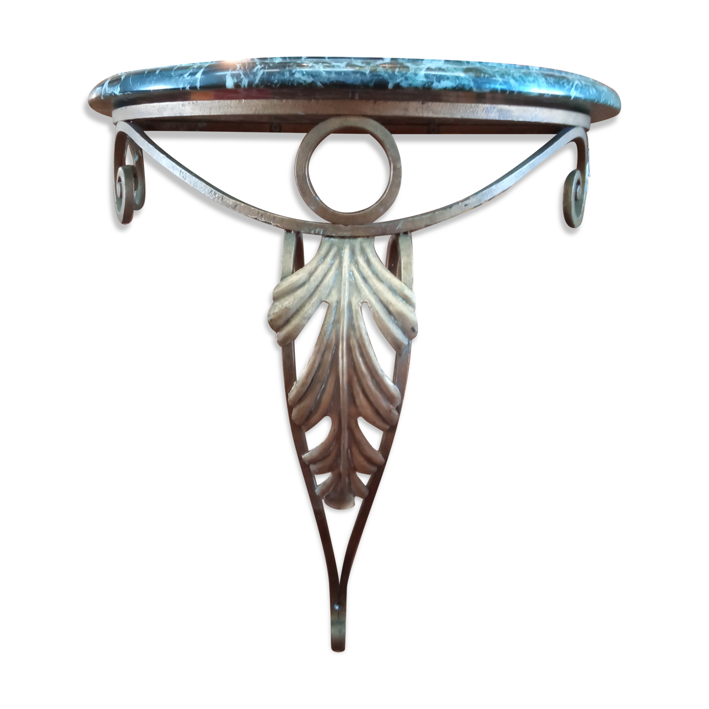 Wrought iron console 1950