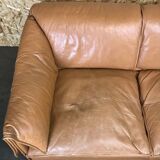 Sofa 2 seater leather sofa niels bendtsen lotus for n. eilersen danish design