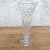 Vase en cristal taillé