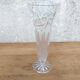 Carved crystal vase