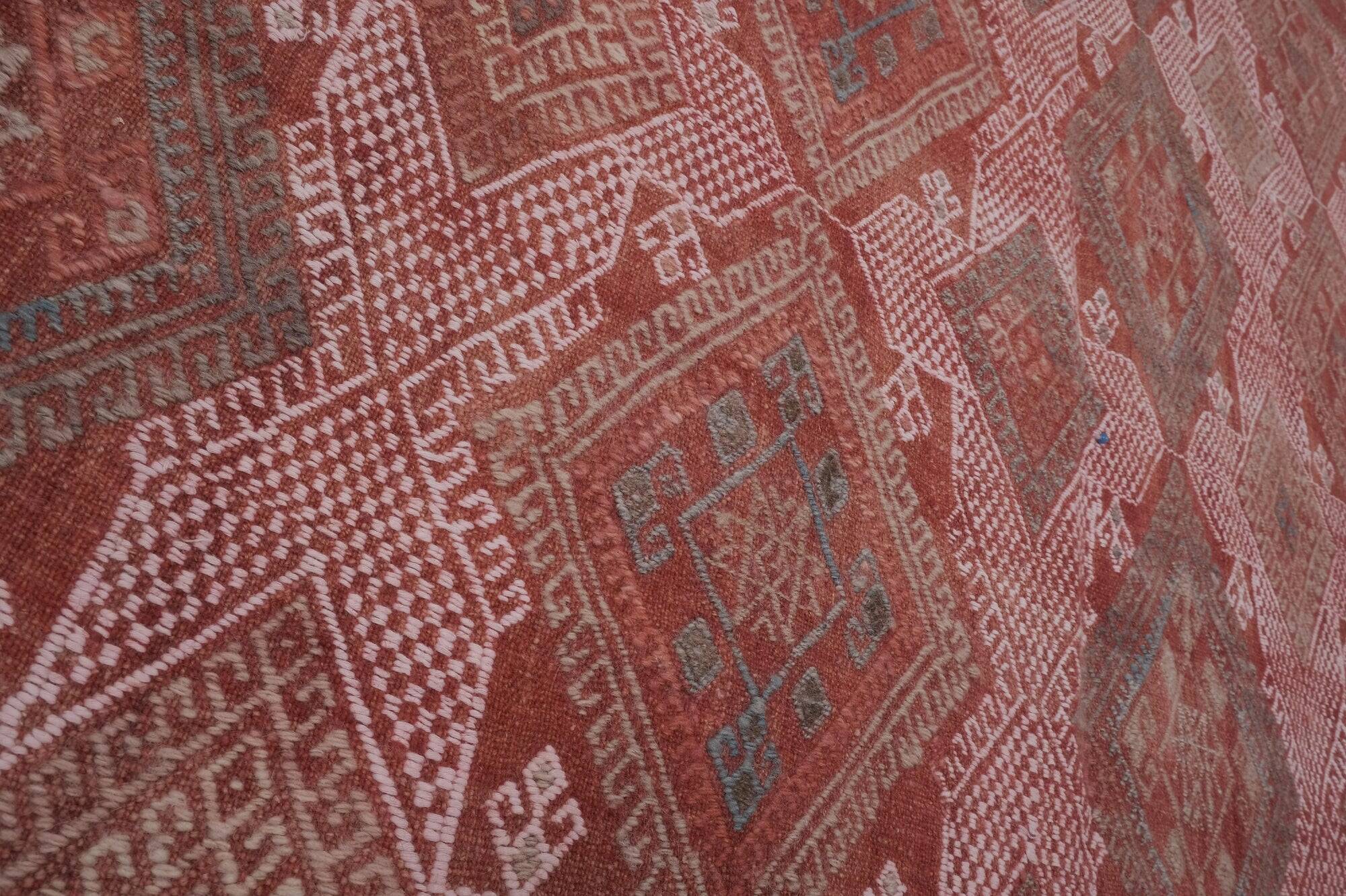 Vintage Turkish handmade rug 153x207 cm