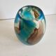 Ovoid vase in multicoloured blown glass signed Mdina - Circa 1960