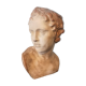 Children's bust in terracotta