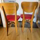(Lot) 2 Vintage Chairs with Compass Legs 1960/1970