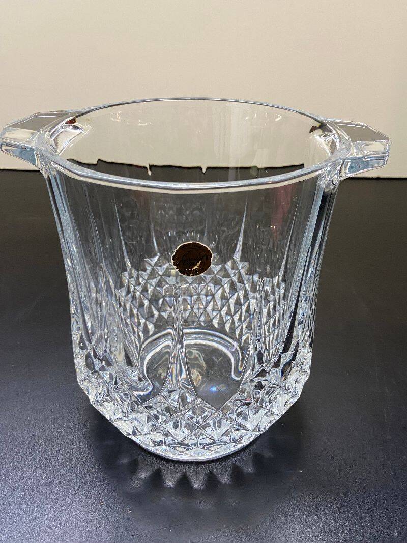 Champagne Ice Bucket Cristal d’Arques France Longchamp Model