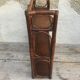 Wall shelf 3 trays in brown rattan from the 60 vintage