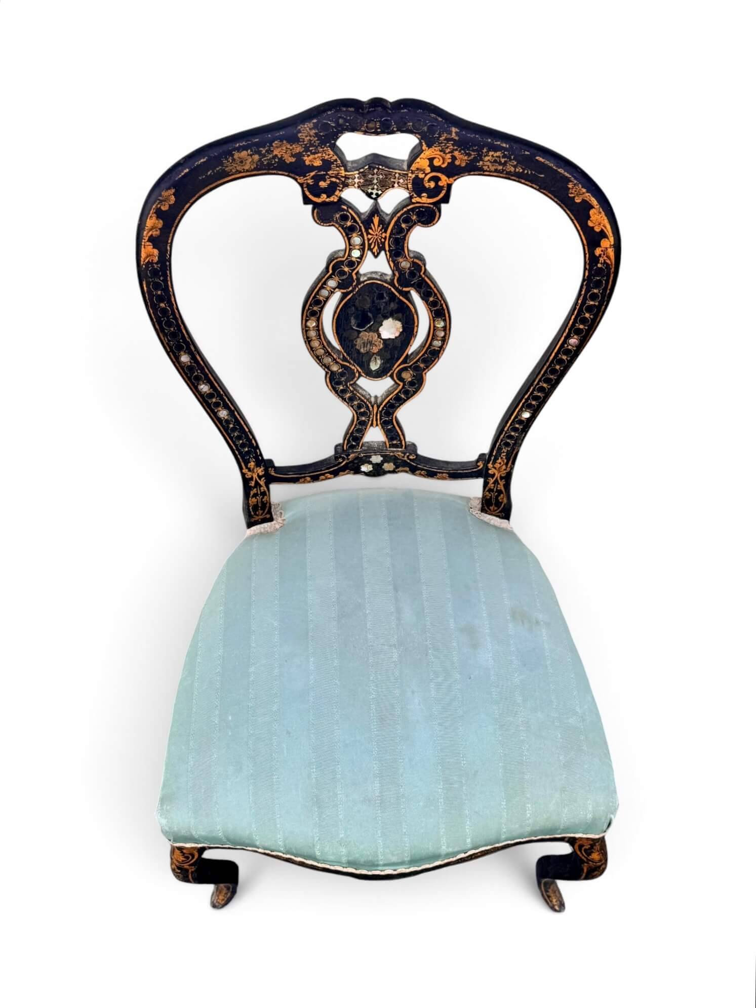 Série de 3 chaises Napoléon III